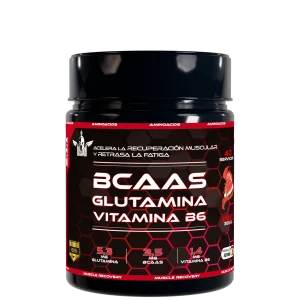 BCAAs 2:1:1 + GLUTAMINA + B6 300g sandia