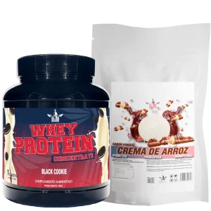 PACK WHEY PROTEIN CONCENTRATE 2kg + REGALO CREMA DE ARROZ 100% HIDROLIZADA